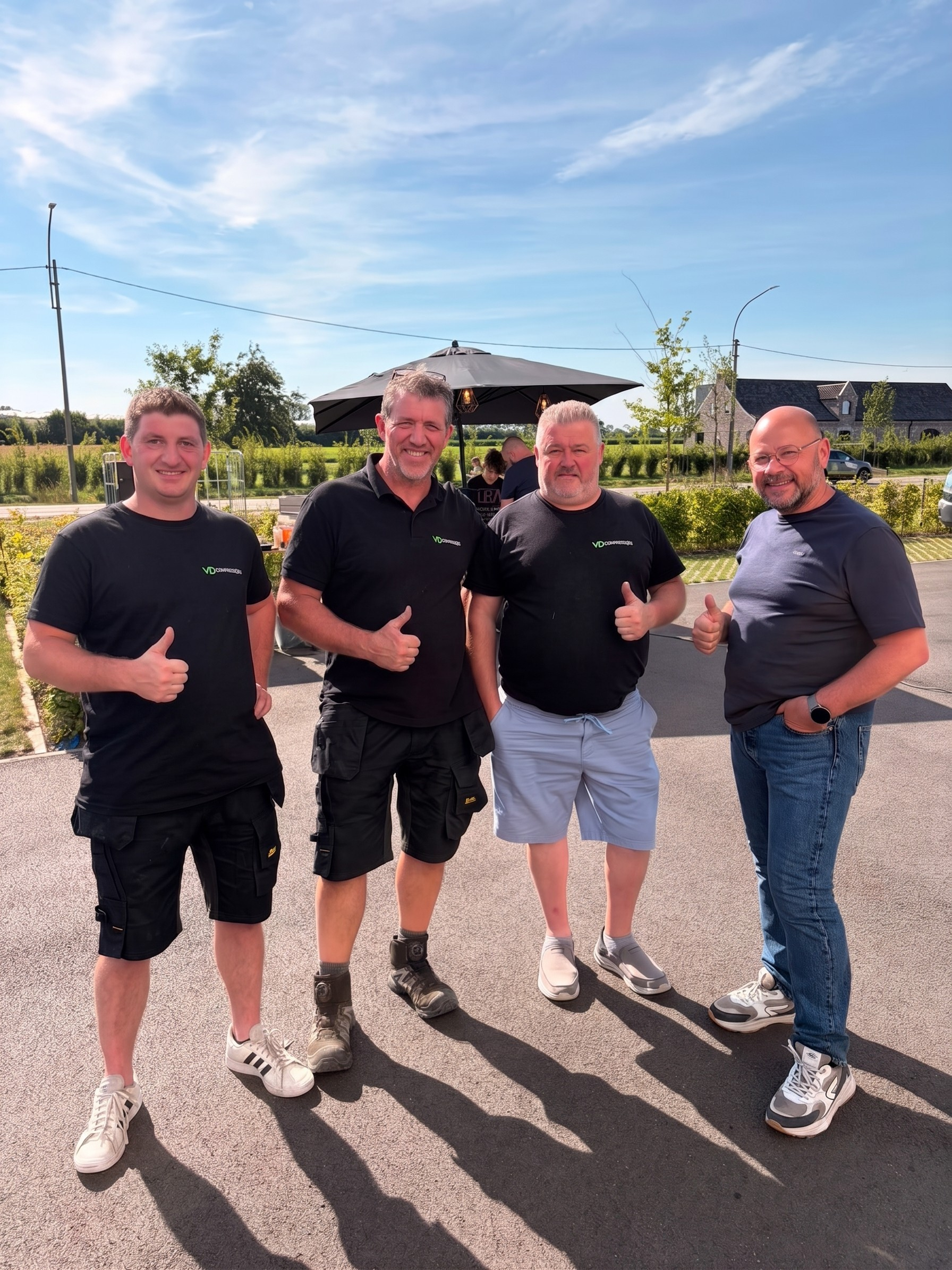 Het team van VD Compressors